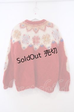 画像3: PINK HOUSE / モヘアカーディガン  アカ O-26-01-31-060-LO-TO-IG-OS