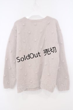 画像4: WONDERFUL WORLD / うさぎモヘアニットカーディガン  ピンク O-26-01-31-061-LO-TO-IG-OS