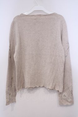 画像3: TOMATSU / フラワーニット 40 アイボリー O-26-01-31-063-LO-TO-IG-OS