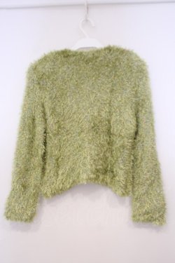 画像3: TOMATSU / フェザーネップカーディガン  グリーン O-26-01-31-065-LO-TO-IG-OS