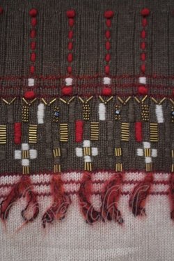 画像2: TOMATSU / フリンジつきニット 40 アイボリー O-26-01-31-066-LO-TO-IG-OS