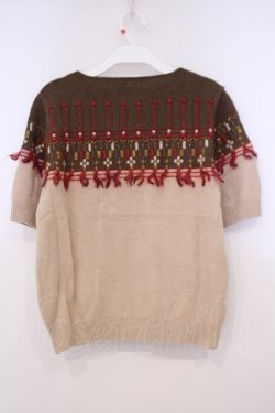 画像3: TOMATSU / フリンジつきニット 40 アイボリー O-26-01-31-066-LO-TO-IG-OS