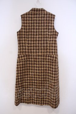 画像2: TOMATSU / ツイードジャンパースカート 40 ブラウン O-26-01-31-068-LO-OP-IG-OS