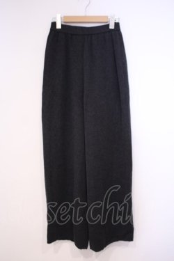 画像1: TOMATSU / ニットワイドパンツ  ダークグレー O-26-01-31-074-LO-PA-IG-OS