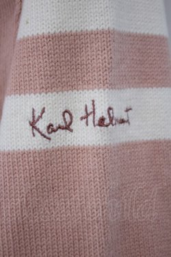 画像3: Karl Helmut / ロゴニットフーディ  ピンク O-26-01-31-076-EL-TO-IG-OS