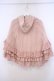 画像4: PINK HOUSE / レース使いリバーシブルニットポンチョ  ピンク O-26-01-31-078-LO-JA-IG-OS (4)