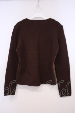 画像2: TOMATSU / ファー切り替えニット 38 ブラウン O-26-01-31-080-LO-TO-IG-OS