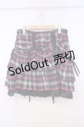 ALGONQUINS / ドロストチェックスカート F ピンクｘブラック O-26-01-31-013-AL-SK-OW-OS