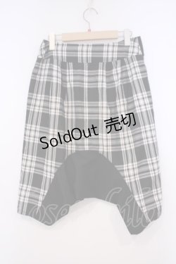 画像2: PEACE NOW / チェックサルエルパンツ M ブラック O-26-01-31-014-PU-PA-OW-OS