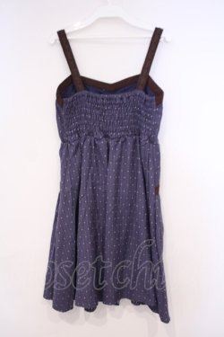 画像2: axes femme / レース配色ドットチュニック M パープル O-26-01-31-020-AX-TO-OW-OS