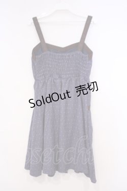 画像2: axes femme / レース配色ドットチュニック M パープル O-26-01-31-020-AX-TO-OW-ZT559