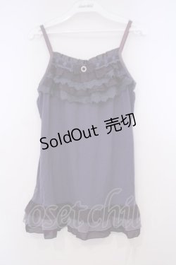 画像1: axes femme / ティアードレースキャミソール M パープル O-26-01-31-025-AX-TO-OW-OS