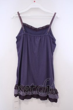 画像2: axes femme / ティアードレースキャミソール M パープル O-26-01-31-025-AX-TO-OW-OS