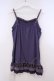 画像2: axes femme / ティアードレースキャミソール M パープル O-26-01-31-025-AX-TO-OW-OS (2)