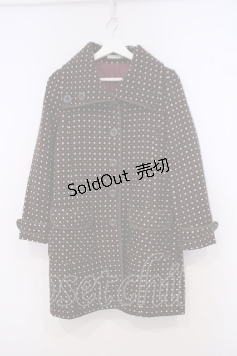 画像1: axes femme / ドットコート M ブラウン O-26-01-31-031-AX-CO-IG-ZTC034 (1)