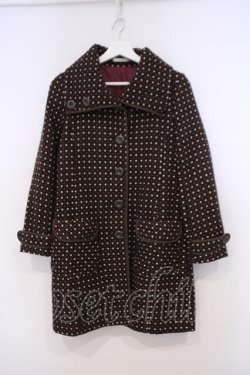 画像1: axes femme / ドットコート M ブラウン O-26-01-31-031-AX-CO-IG-ZT0203E