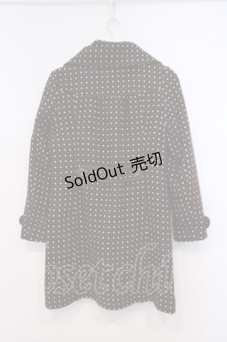 画像2: axes femme / ドットコート M ブラウン O-26-01-31-031-AX-CO-IG-ZTC034 (2)
