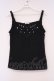 画像1: axes femme / ビジュー×蝶レースタンク F クロ O-26-02-03-025-AX-TO-OW-OS (1)