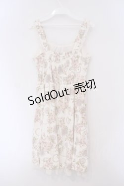 画像3: axes femme / 花柄ワンピース M キナリ O-26-02-03-027-AX-OP-OW-OS