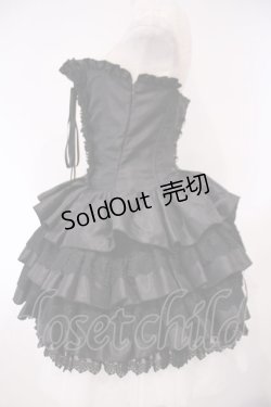 画像4: ATELIER PIERROT / ミニコルセットワンピース  ブラック O-26-02-03-003-EL-OP-OW-OS