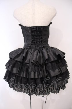 画像5: ATELIER PIERROT / ミニコルセットワンピース  ブラック O-26-02-03-003-EL-OP-OW-OS