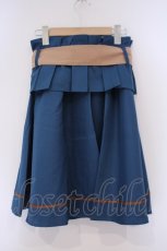 画像2: axes femme POETIQUE / コルセット付きミドルスカート M グリーン O-26-02-03-033-AX-SK-OW-ZH (2)