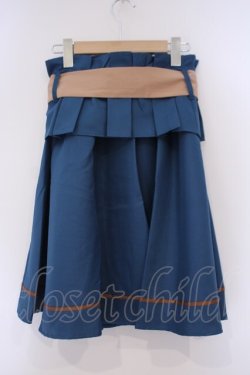 画像2: axes femme POETIQUE / コルセット付きミドルスカート M グリーン O-26-02-03-033-AX-SK-OW-OS