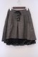 画像1: axes femme POETIQUE / フロントレースアップフレアスカート M クロ系 O-26-02-03-037-AX-SK-OW-OS (1)