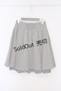 画像2: axes femme POETIQUE / フロントレースアップフレアスカート M クロ系 O-26-02-03-037-AX-SK-OW-ZT607