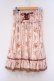 画像1: axes femme / 花柄編み上げハイウエストスカート M ピンク O-26-02-03-040-AX-SK-OW-OS (1)