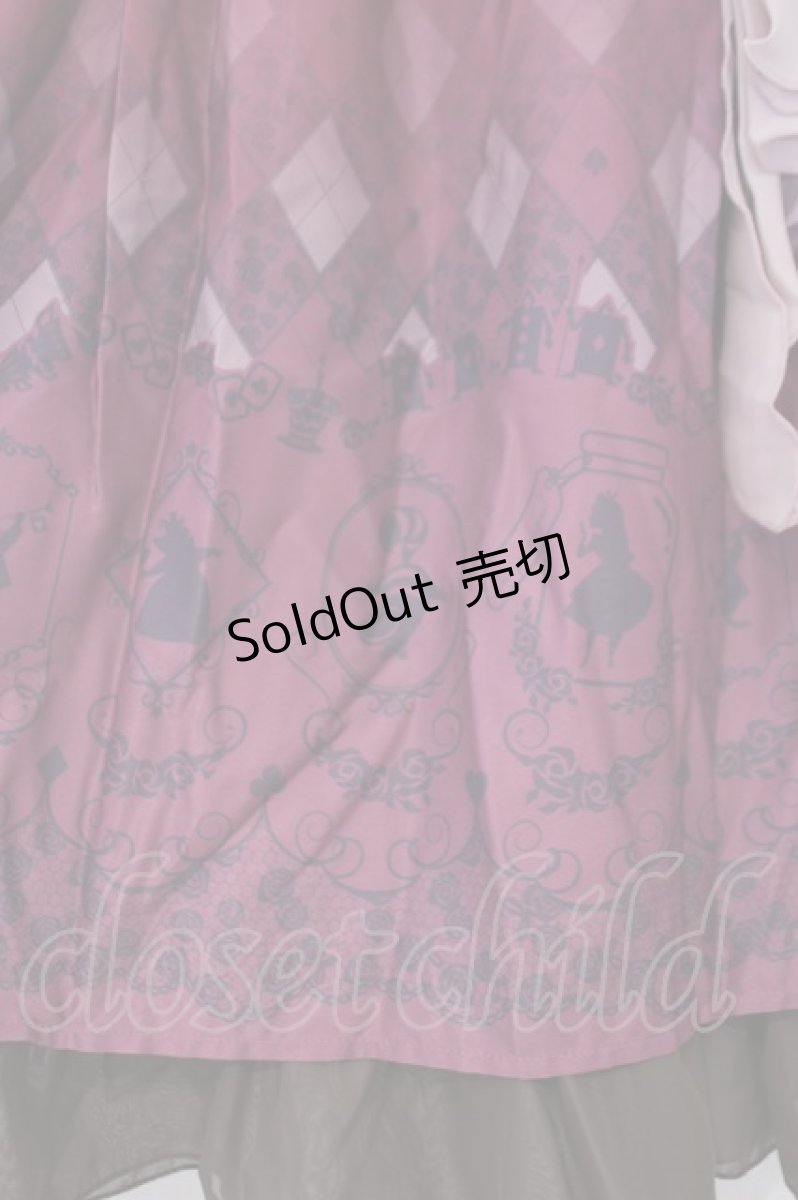 画像2: axes femme POETIQUE / Disney ドリームパネル柄スカート M ピンク O-26-02-03-041-AX-SK-OW-ZH (2)