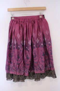 画像3: axes femme POETIQUE / Disney ドリームパネル柄スカート M ピンク O-26-02-03-041-AX-SK-OW-OS