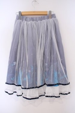 画像3: axes femme POETIQUE / グラデーションptスカート M ブルー O-26-02-03-042-AX-SK-OW-OS