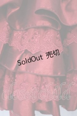 画像3: ATELIER PIERROT / ミニコルセットワンピース  ワイン O-26-02-03-004-EL-OP-OW-OS