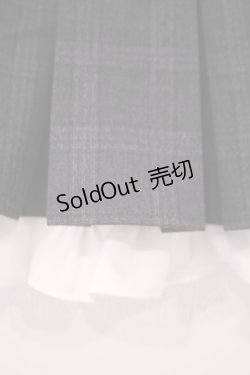 画像3: pium / ハイウエストフリルプリーツミニスカート F ブラックチェック O-26-02-03-046-0-SK-OW-OS