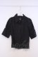 画像1: MIHO MATSUDA / 5部袖ブラウス  ブラック O-26-02-03-1041-GO-BL-OW-OS (1)
