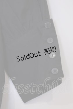 画像2: MIHO MATSUDA / 5部袖ブラウス  ブラック O-26-02-03-1041-GO-BL-OW-OS