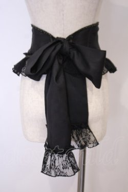 画像2: Enchantlic Enchantilly / ローズレースリボンコルセット  クロ×アカ O-26-02-03-1045-LO-TO-OW-OS