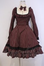 画像1: Victorian maiden / クラシカルドールドレス  ワイン O-26-02-03-1048-CL-OP-OW-OS (1)