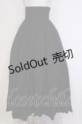 BPN / 後ろバッスルロングスカート M ブラック O-26-02-03-1049-GO-SK-OW-OS