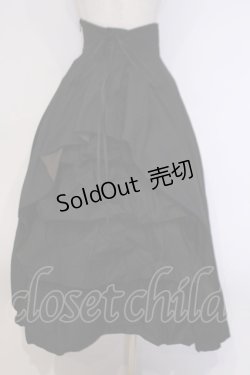 画像2: BPN / 後ろバッスルロングスカート M ブラック O-26-02-03-1049-GO-SK-OW-OS