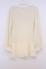 画像3: axes femme / レース使いロングインナー M アイボリー O-26-02-03-1007-AX-TO-IG-ZT562 (3)