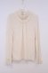 画像1: axes femme / スタンド襟レース透けプルオーバー M アイボリー O-26-02-03-1008-AX-TO-IG-OS (1)
