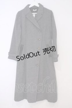 画像1: axes femme / 連釦テーラーカラーコート L グレー O-26-02-03-1010-AX-CO-IG-ZTC009