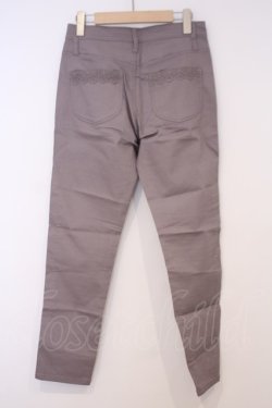 画像3: axes femme / レース装飾フラワーエンブロイダリーパンツ M ラベンダー O-26-02-03-1014-AX-PA-IG-OS