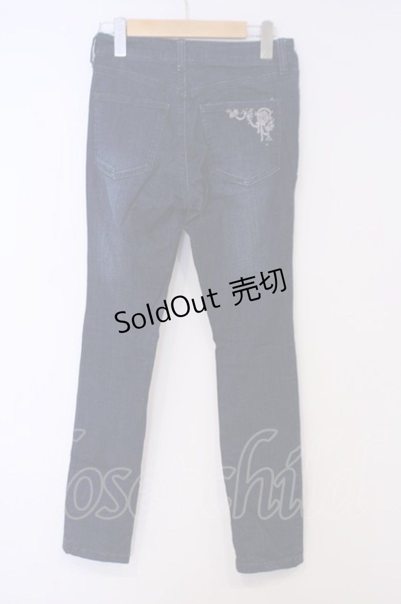 画像3: axes femme / ローズブーケ刺繍デニム S インディゴ O-26-02-03-1017-AX-PA-IG-ZT456 (3)