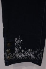 画像2: axes femme / 刺繍入りパギンス M インディゴ O-26-02-03-1020-AX-PA-IG-ZT451 (2)