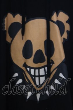 画像2: GLAD NEWS / ベアスカルptファー付きパーカー F ブラック O-26-02-03-1024-GL-TO-OW-OS