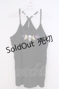WORLD WIDE LOVE！(Rydia) / スカル刺繍キャミソール 1 ブラック O-26-02-03-1026-PU-TO-OW-OS