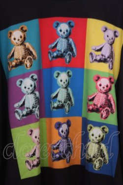 画像2: Drug Honey / カラフルスケルトンテディプルオーバー  ブラック O-26-02-03-1027-PU-TO-OW-OS